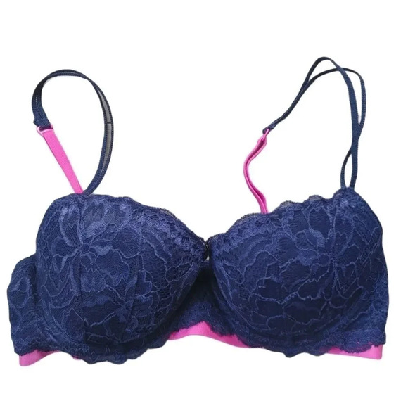 PINK Victoria's Secret Other - Pink by Victoria Secret Lace Push Up Bra,  32C